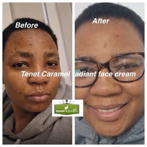 Caramel face cream gives - face,